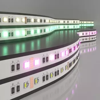 Светодиодная лента 24V 60Led 24W IP20 Elektrostandard RGBW 5050 MIX RGB/теплый белый, 5м (5 шт.)