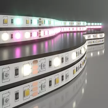 Светодиодная лента 5050+5050 24V 60Led 14,4W IP20 Elektrostandard RGBW MIX RGB/дневной белый, 5м (5 шт.)