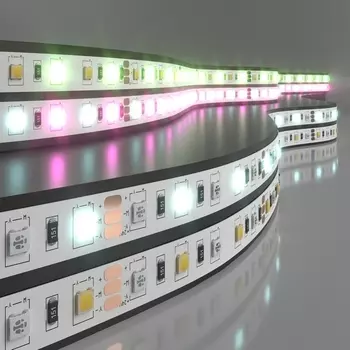 Светодиодная лента 5050+5050 24V 60Led 14,4W IP20 Elektrostandard RGBW MIX RGB/холодный белый, 5м (5 шт.)