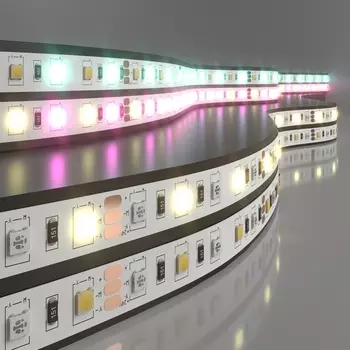 Светодиодная лента 5050+5050 24V 60Led 14,4W IP20 Elektrostandard RGBW MIX RGB/теплый белый, 5м (5 шт.)