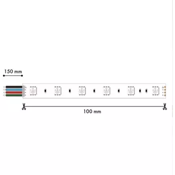 Светодиодная лента 24V 5м SMD5050, 12W/m, RGB Favourite 2001-71220