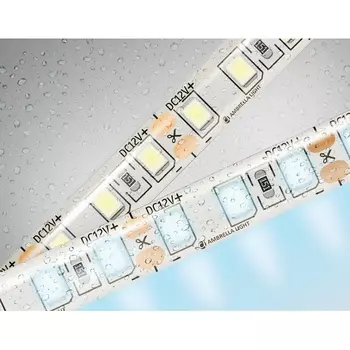Светодиодная лента влагозащищенная Ambrella Illumination GS1203 2835 120Led 9.6W/m 12V IP65 6500K 5m