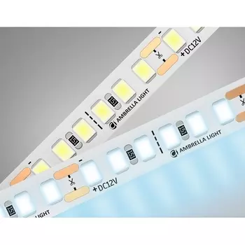 Светодиодная лента Ambrella Illumination GS1303 2835 180Led 14.4W/m 12V IP20 6500K 5m