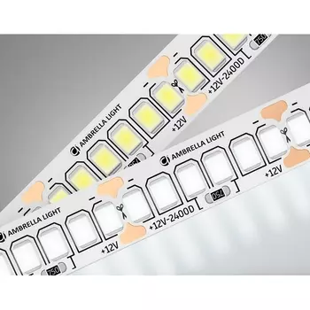 Светодиодная лента Ambrella Illumination GS1502 2835 240Led 19.2W/m 12V IP20 4500K 5m
