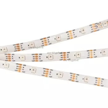 Светодиодная лента SPI-5000SE-RAM-5060-30 12V Cx1 RGB-Auto (10mm, 4.8W/m, IP65) (Закрытый, IP65) 026461 (Arlight)