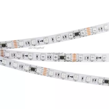 Светодиодная лента DMX-5000-5060-60 24V Cx6 RGB (12mm, 14.4W/m, IP20) (Открытый, IP20) 029435 (Arlight)