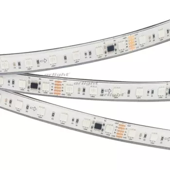 Светодиодная лента DMX-5000P-5060-60 24V Cx6 RGB (14mm, 14.4W/m, IP66) (Закрытый, IP66) 029760 (Arlight)