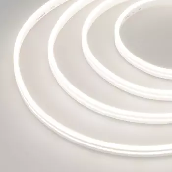 Светодиодная лента герметичная МУНLIGHT-SIDE-A168-4x10mm 24V Day4000 (7.2 W/m, IP65, 5m, wire x2) (Arlight, Силикон) 038312 (5 шт.)