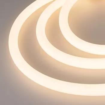 Светодиодная лента герметичная МУНLIGHT-TOP-A336-D25mm 48V Warm3000 360deg (12.5 W/m, IP65, 2835, 20m, wire x1) (Arlight, Прямой вывод кабеля) 037562 (20 шт.)