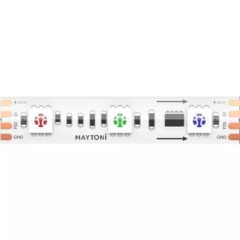 Светодиодная лента IP67 12В 5050 14,4Вт/м RGB 5м Maytoni SPI светодиодная лента 201244