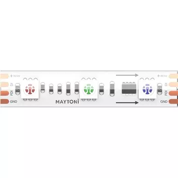 Светодиодная лента IP68 12В 5050 14,4Вт/м RGB 5м Maytoni SPI светодиодная лента 201245
