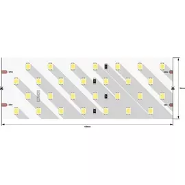 Светодиодная лента IP33 Lumker LK2H280 LK2H280-24-WW-33 (2 шт.)