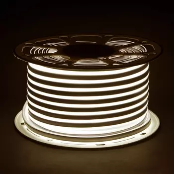 Светодиодная лента 001 220V 9,6 IP67 LS001 Elektrostandard LS Гибкий неон 9,6W 120Led 2835 односторонний дневной белый, 50 м (50 шт.)