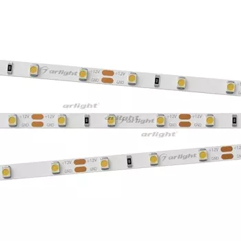 Светодиодная лента RT-A60-5mm 12V Warm2400 (4.8 W/m, IP20, 2835, 5m) (узкая) 028616(2) Arlight RT открытая 028616