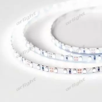 Светодиодная лента RT-A120-5mm 24V White6000 (9.6 W/m, IP20, 2835, 5m) Вт/м, IP20) 015651(2) Arlight RT открытая 015651