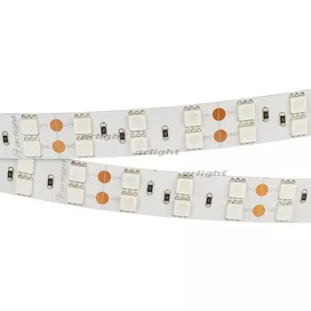 Светодиодная лента RT 2-5000 24V Yellow 2x2 (5060, 600 LED, LUX) (Arlight, 28.8 Вт/м, IP20) 011263 (5 шт.)