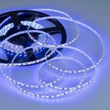 Светодиодная лента 2-5000 12V Blue 5mm 2x (3528, LED, LUX) (9.6 Вт/м, IP20) 015004(1) Arlight RT открытая 015004