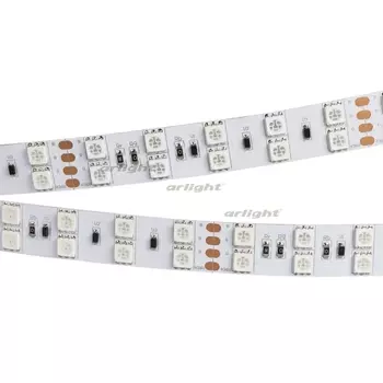 Светодиодная лента RT 2-5000 36V RGB 2X2 (5060, 600 LED, LUX) (Arlight, 26 Вт/м, IP20) 015080 (5 шт.)