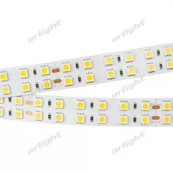 Светодиодная лента 2-5000 24V Warm3000 2x2 (5060, LED, LUX) (34.4 Вт/м, IP20) 025273(1) Arlight RT открытая 025273