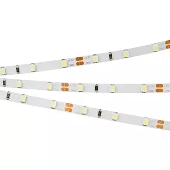 Светодиодная лента RT-A60-5mm 12V Cool 15K (4.8 W/m, IP20, 2835, 5m) (Arlight, 4.8 Вт/м, IP20) 015215(2) (5 шт.)