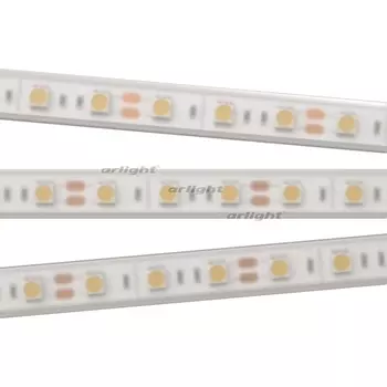 Светодиодная лента 2-5000PW 12V White6000 2x (5060, LED, LUX) (14.4 Вт/м, IP66) Arlight RTW герметичная 016169