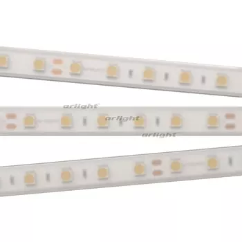 Светодиодная лента RTW 2-5000PW 24V White6000 2x (5060, 300 LED, LUX) (14.4 Вт/м, IP66) 016170 (Arlight)