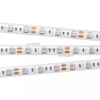 Светодиодная лента RTW 2-5000SE 12V Yellow 2x (5060, 300 LED, LUX) (Arlight, 14.4 Вт/м, IP65) 015444 (5 шт.)