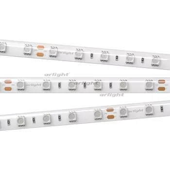 Светодиодная лента RTW 2-5000SE 24V Red 2x (5060, 300 LED, LUX) (14.4 Вт/м, IP65) 015597 (Arlight)
