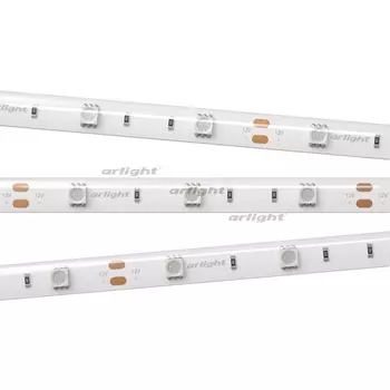 Светодиодная лента RTW 2-5000SE 12V Green (5060, 150 LED, LUX) (Arlight, 7.2 Вт/м, IP65) 016508 (5 шт.)