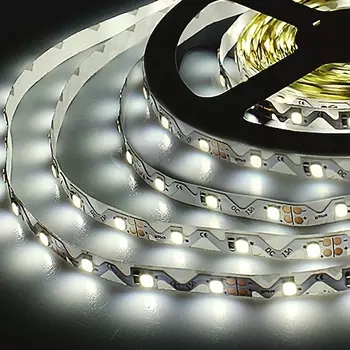 Светодиодная лента 12V 60Led 6W IP20 Elektrostandard гибкая 2835 дневной белый, 5м (5 шт.)