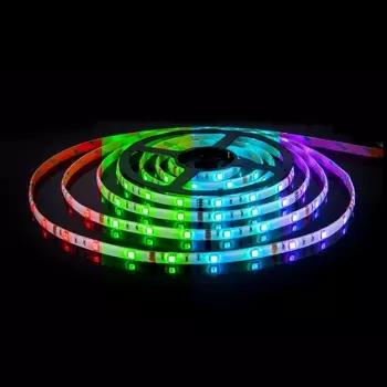 Светодиодная лента SLS 01 IP Elektrostandard Набор светодиодной ленты 12V 14,4W 60Led 5050 IP20 RGB, 5м (5 шт.)