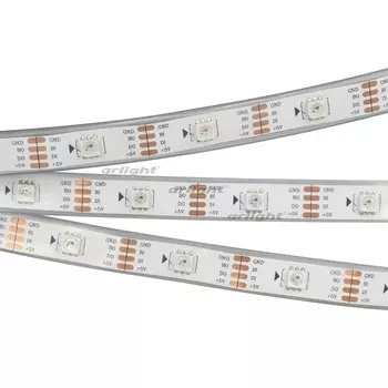 Светодиодная лента SPI-5000P-RAM 5V RGB (5060, 150 LED x1, 2813) (Закрытый, IP66) 022570 (Arlight)