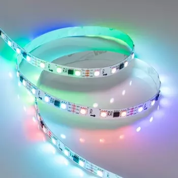 Светодиодная лента SPI-B60-10mm 12V RGB-PX3 (14.4 W/m, IP20, 5060, 5m) (Arlight, Открытый, IP20) 026367(2) (5 шт.)