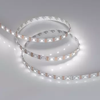 Светодиодная лента SPI-B60-10mm 12V White6000-PX1-RAM (9.3 W/m, IP20, 5060, 5m) (Arlight, бегущий огонь) 037829 (5 шт.)