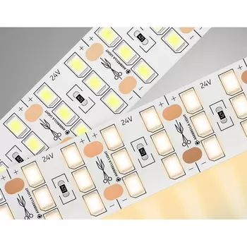 Светодиодная лента трехрядная Ambrella Illumination GS3901 2835 324Led 26W/m 24V IP20 3000K 5m