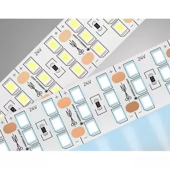 Светодиодная лента трехрядная Ambrella Illumination GS3903 2835 324Led 26W/m 24V IP20 6500K 5m