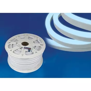 Светодиодная лента влагозащищенная ULS-N21-2835-120LED/m-8mm-IP67-220V-8W/m-50M-DW бобина Uniel