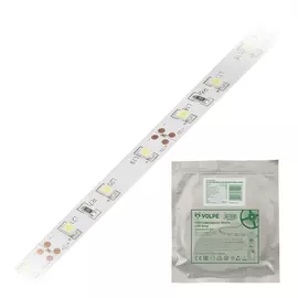 Светодиодная лента ULS-Q321 2835-60LED/m-8mm-IP20-DC12V-4,8W/m-3M-WW катушка в герметичной упаковке (Volpe)