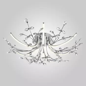 Светодиодная потолочная люстра 90037/6 Eurosvet Bianka хром