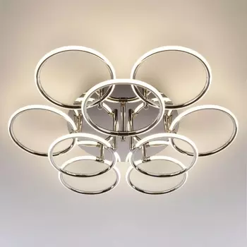 Светодиодная потолочная люстра 90069/9 Eurosvet Impulse хром