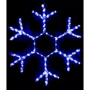 Светодиодная Снежинка Зимняя Классика ?0,7м Синяя, на Металлическом Каркасе, IP54 Laitcom Фигуры LC-13045