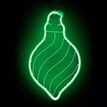 Светодиодная x см Зеленая, Гибкий и Акрилайт, IP54 Laitcom Фигуры HFS1-2G