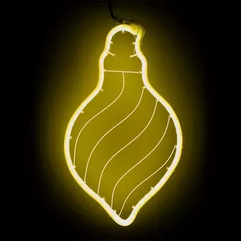 Светодиодная x см Желтая, Гибкий и Акрилайт, IP54 Laitcom Фигуры HFS1-2Y