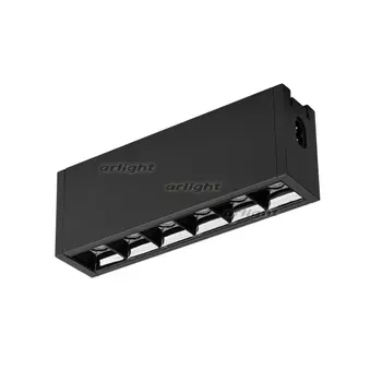 Линейный настенно-потолочный светильник LED CLIP-38-LASER-S171-6W Day4000 (BK, 36 deg, 24V) (Arlight, IP40 Металл, 3 года) 028959