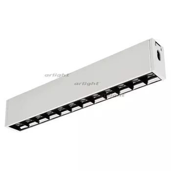 Линейный настенно-потолочный светильник LED CLIP-38-LASER-S330-12W Day4000 (WH, 36 deg, 24V) (Arlight, IP40 Металл, 3 года) 029005