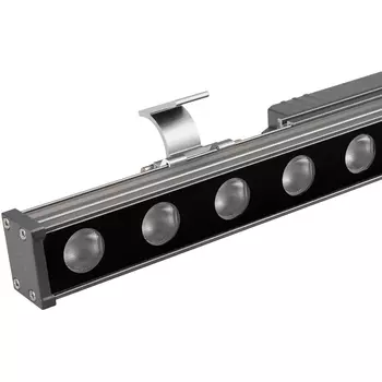 Светодиодный прожектор линейный IP65 AR-LINE-500M-12W-220V Warm (Grey, 30 deg) (Arlight, Закрытый) 037369