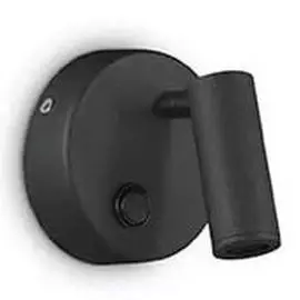 Светодиодный спот с выключателем Page AP1 ROUND NERO (Ideal Lux)