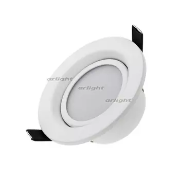 Светодиодный Светильник встраиваемый LED LTD-70WH 5W Warm White 120deg (Arlight, IP40 Металл, 3 года) 018420
