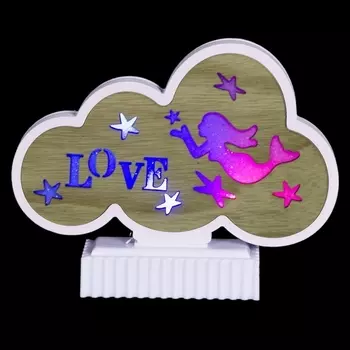 Световая фигура светодиодная на батарейках Sneha 003-F RD/BL, RD/GN