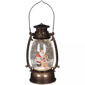 Световая фигура светодиодная на батарейках в виде керосиновой лампы под старину Sneha 407-F